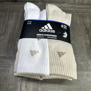 Adidas Men's Arch Compression Cushioned Socks size 6-12